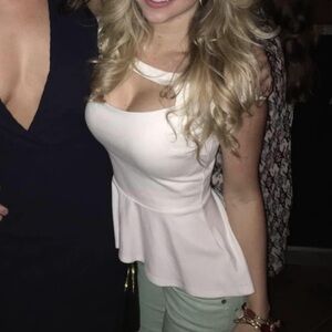 bebe peplum cutout top